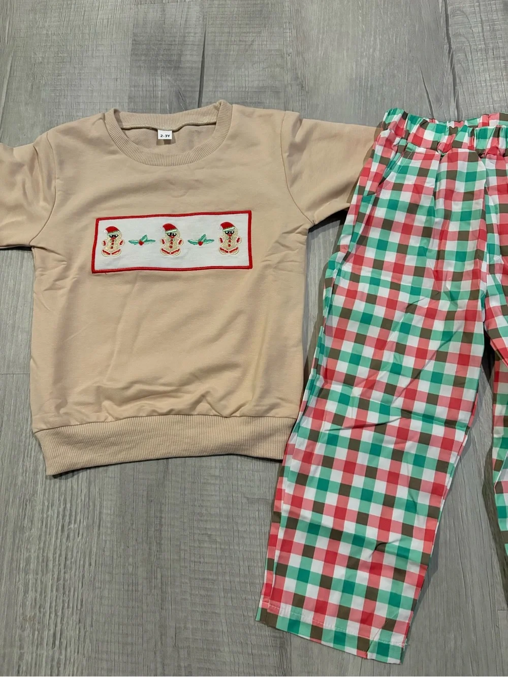 Toddler Boutique Boy Christmas Pants Set..2-3T